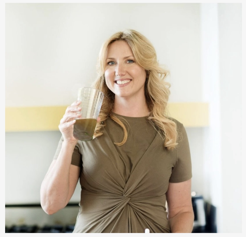 Dr. Wendy Myers drinking Daily Detox